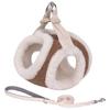 Autumn and Winter New Plush Dog Walking Leash Pet Chest Harness Vest Style Adjustable Small and Medium-sized Anti Slip Pet