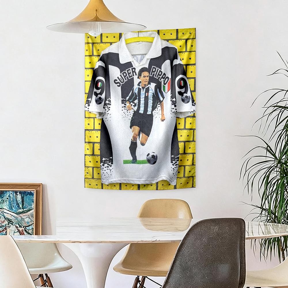 Juventus Vægdekoration Vægtæppe Kunst Til Kæledyrs Mindesmærke Fødselsdag Bryllupsfest Baggrund Familiegave