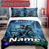 3pcs Duvet Cover Set (1*Duvet Cover + 2*Pillowcase, Without Core), Custom Name Avatar Pattern Bedding Set, Home Bedroom Decor Gift