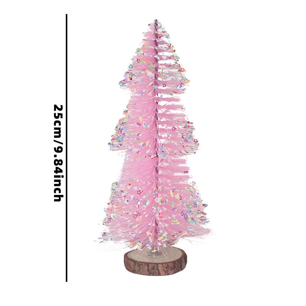 Mini Christmas Elegant Tree Decor Charming Star Shape Design Tabletop Display For Joy Holiday