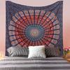 Polyester Boho Mandala Floral Tapestry, Bohemian Aesthetic Wall Hanging, Bedroom Living Room Home Decor, Gift