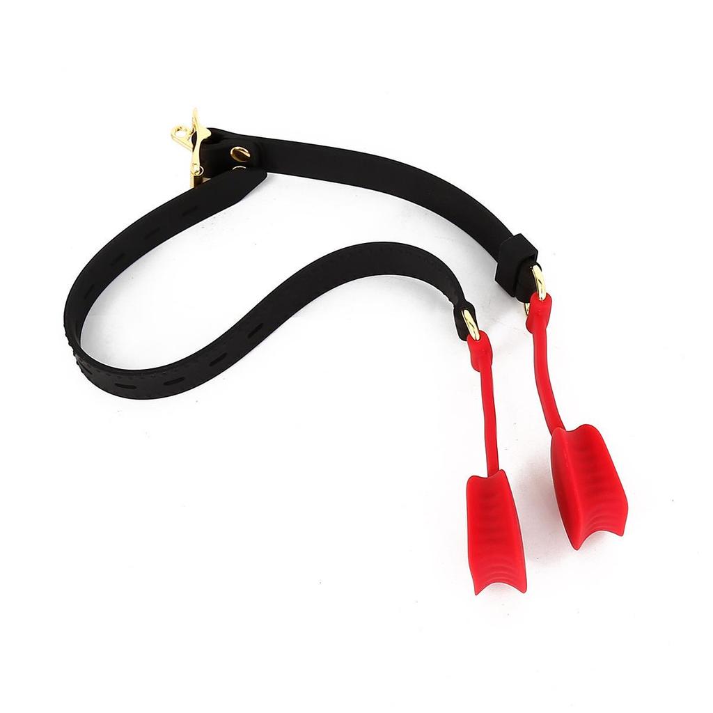 Silicone BDSM Mouth Ring Gag: Adult Flirting & Oral Sex Toy