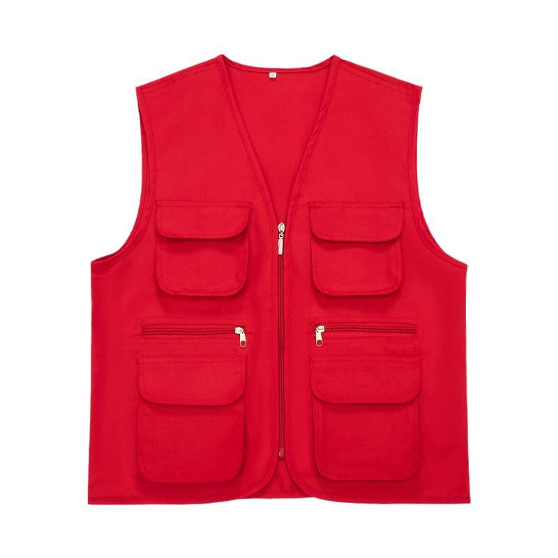 Individuelle Logo Mehrfach-Taschen Freiwilligenweste für Gemeinschafts- und Foto-Veranstaltungen