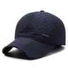 Hat Men's Autumn and Winter Dad Hat Plus Velvet Warm Ear Protection Hat Grandpa Hat Outdoor Plus Velvet Cotton Hat