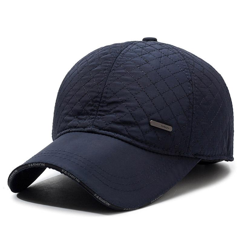 Hat Men's Autumn and Winter Dad Hat Plus Velvet Warm Ear Protection Hat Grandpa Hat Outdoor Plus Velvet Cotton Hat