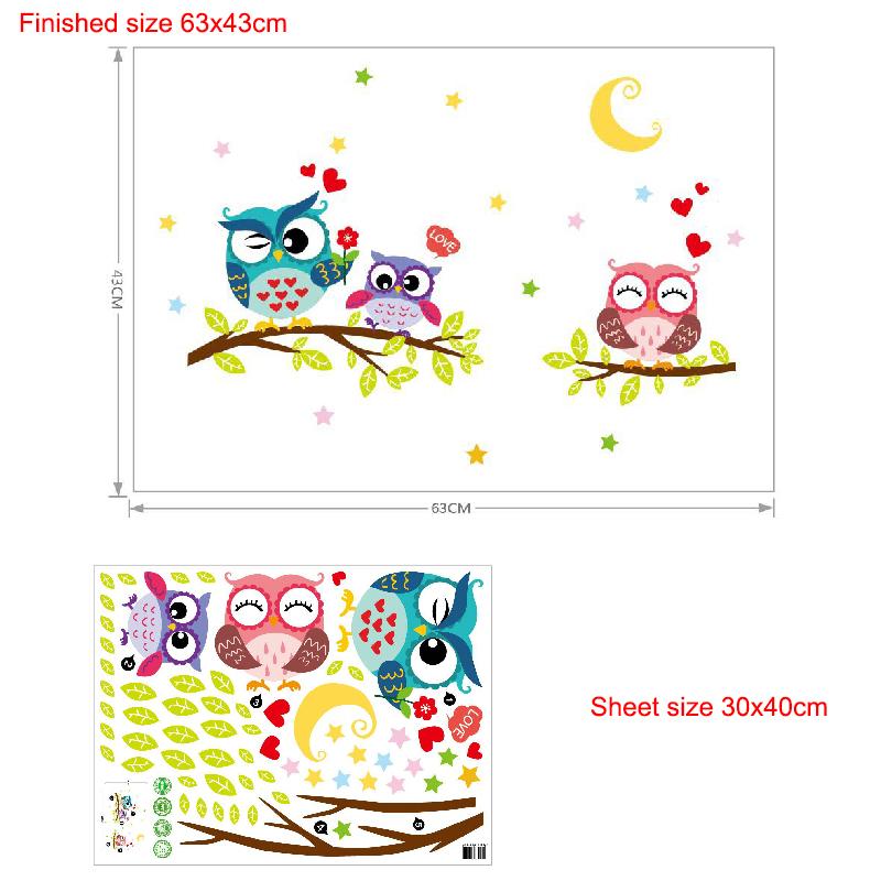 Removable Cartoon Wall Stickers for Kids Room Kindergarten Creative Christmas Birthday Gift Decals