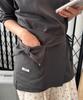 RONRON Wrap Ribbon Pocket Long Sleeve Charcoal