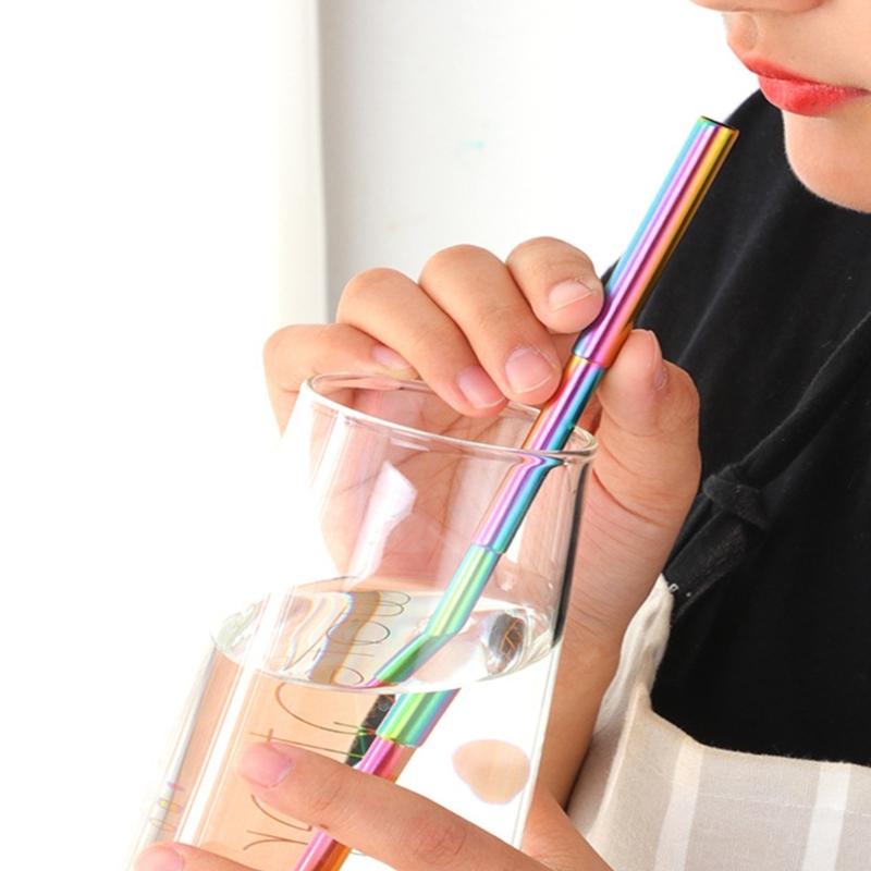 4 Stage Adjustable Length Extendable Straw Brush Stainless Steel Body Easy Storage Design Cleaning Tool For Kitchen