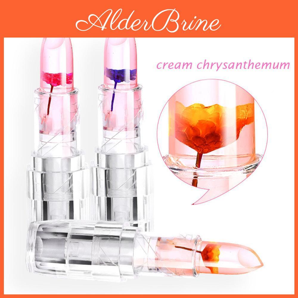 Jelly Round Tube Nonstick Diy Crystal Lipstick Transparent Thermochromic Lipstick Lasting Nonstick Crystal Lipstick