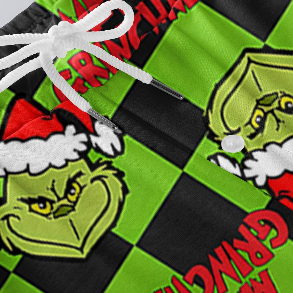 Pánské ležérní kalhoty se stahovací šňůrkou, kapsami a manžetami, domácí spací kalhoty