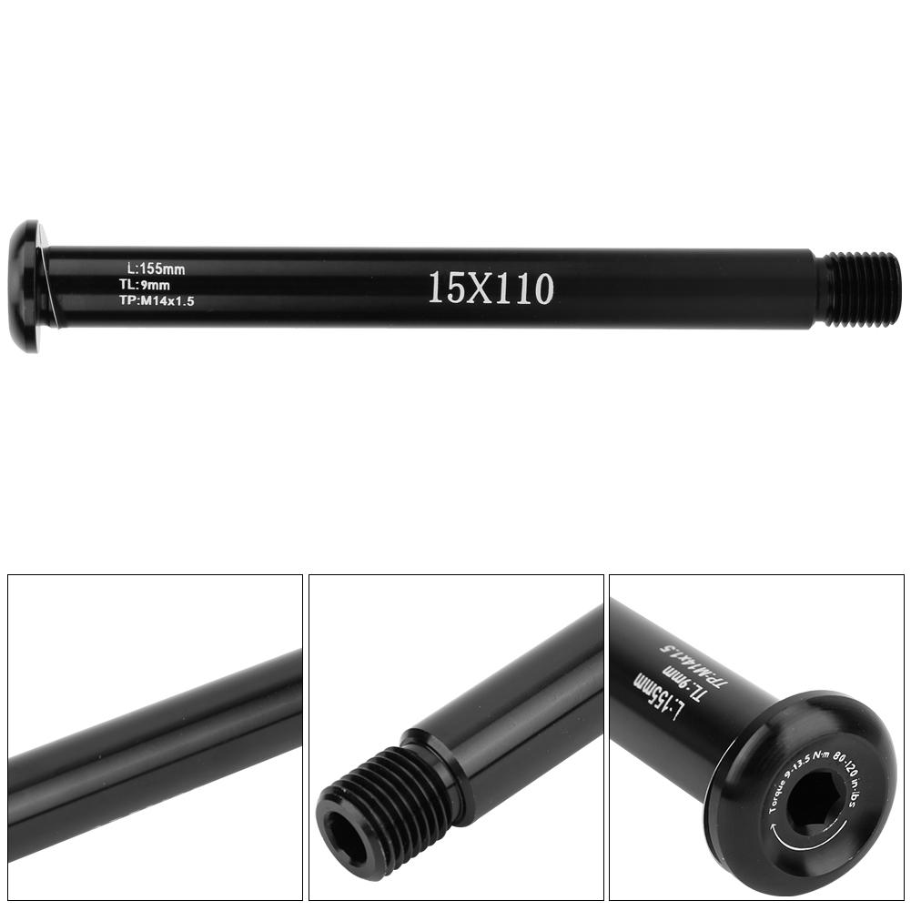 Aluminum Alloy Lightweight Black Bicycle Front Fork Barrel Shaft for FOX SC32 34 36 Series