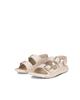 ECCO Cosmo Genuine Leather Strap Sandals 20690302378 Limestone Cm 3E Women's 24.0