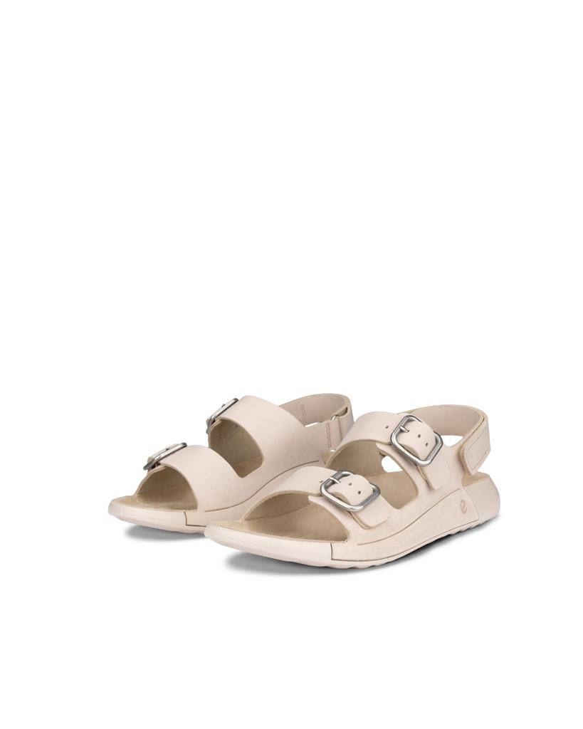 ECCO Cosmo Genuine Leather Strap Sandals 20690302378 Limestone Cm 3E Women's 24.0