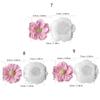 Flower Silicone Fondant Molds Multipurpose Silicone Mould Baking Tool for Making Candle Soap Chocolate Cake Decoration
