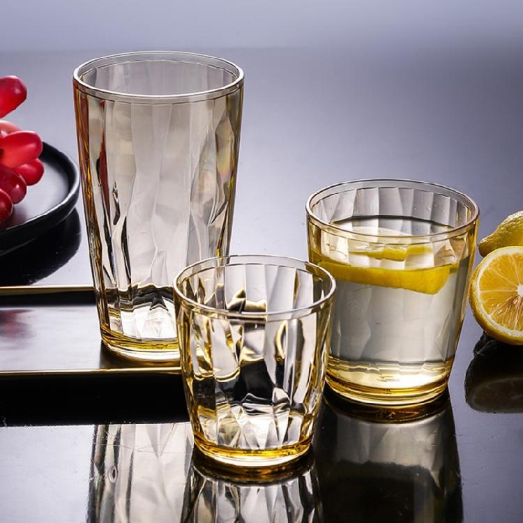 Shatterproof Water Tumblers Reusable Fruit Juice Beer Champagne Cup for Party