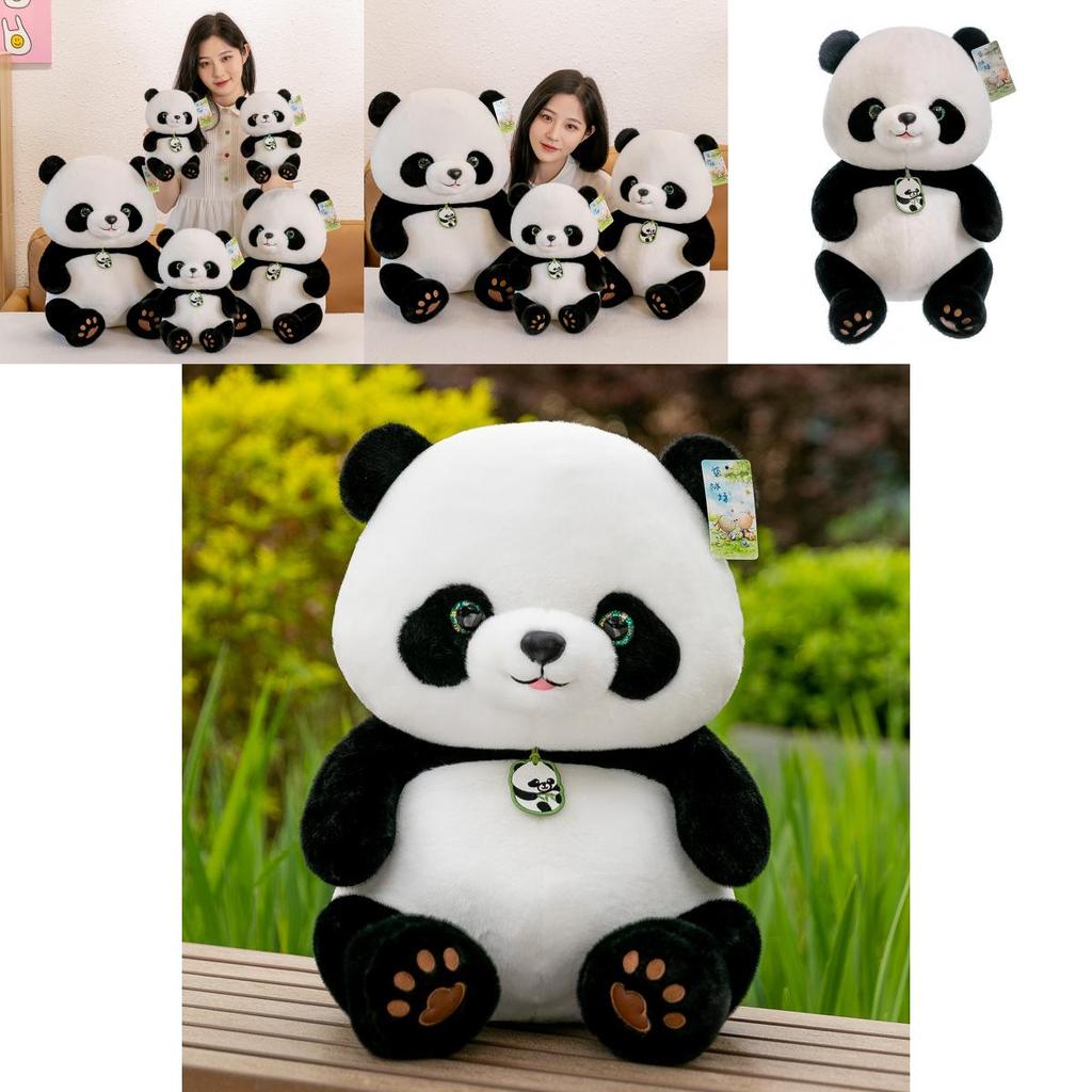 Riesenpanda Beibei Plüschtier mit PP-Baumwollfüllung zur Dekoration des Kinderzimmers