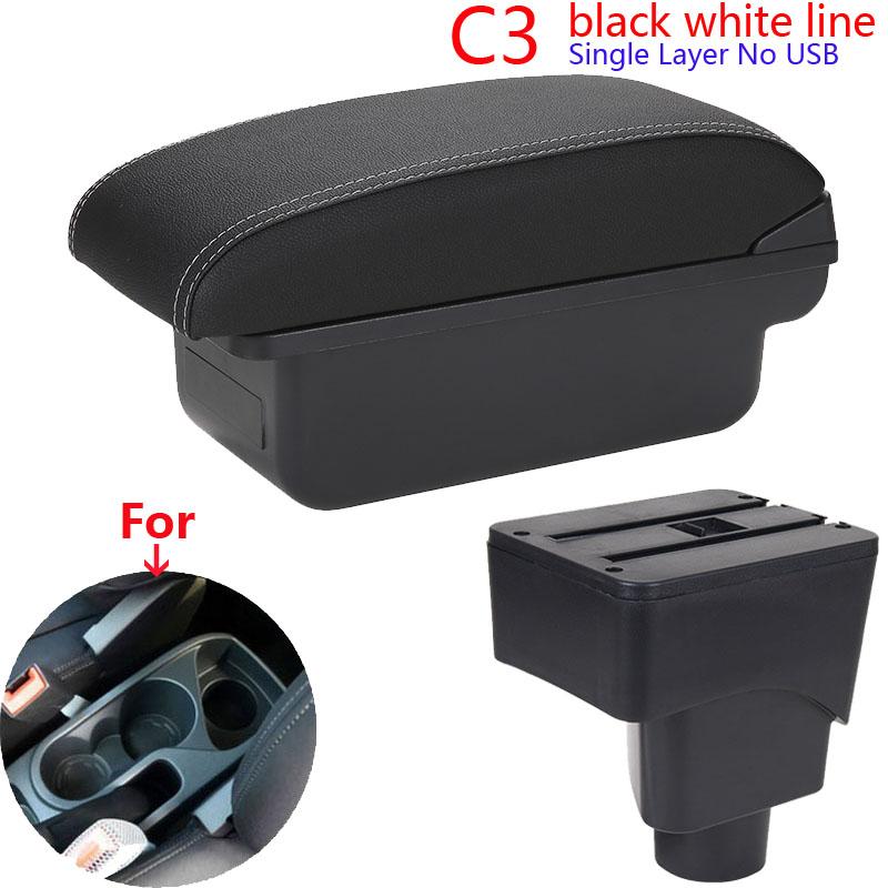 

For FORD EcoSport Armrest Box For Ford EcoSport 2013-2018 Car Armrest Interior Details Retrofit Car Accessories Storage Box