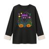 Women's Sweatshirt Halloween Print Round Neck Long Sleeve Casual Winter Top