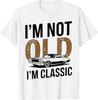 Nie jestem stary, jestem Klasykiem Zabawna Grafika Samochodowa Koszulka na Dzień Ojca Koszulka Unisex