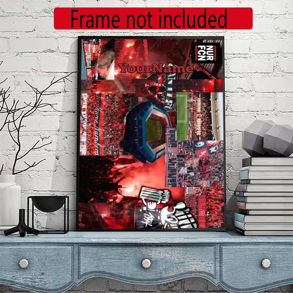 Eintracht Frankfurt Customize Your Name Diamond Painting Round Diamond Rhinestones Mosaic Diamond Embroidery Wall Paintings Rhinestones Gift Frameless