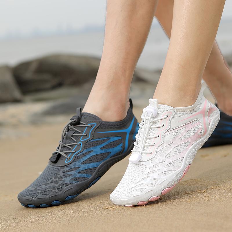 Unisex Barefoot Wading Shoes Quick Dry Summer Aqua Shoes Breathable Pool Seaside Water Sports Shoes for Surfing Diving Swimming