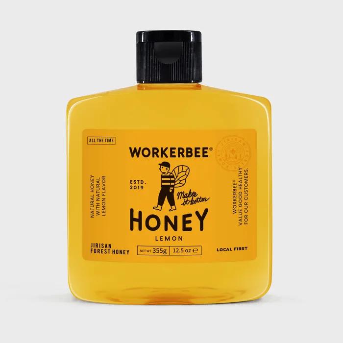 [Lemon Honey] Walkerbee Bottle Lemon 355g