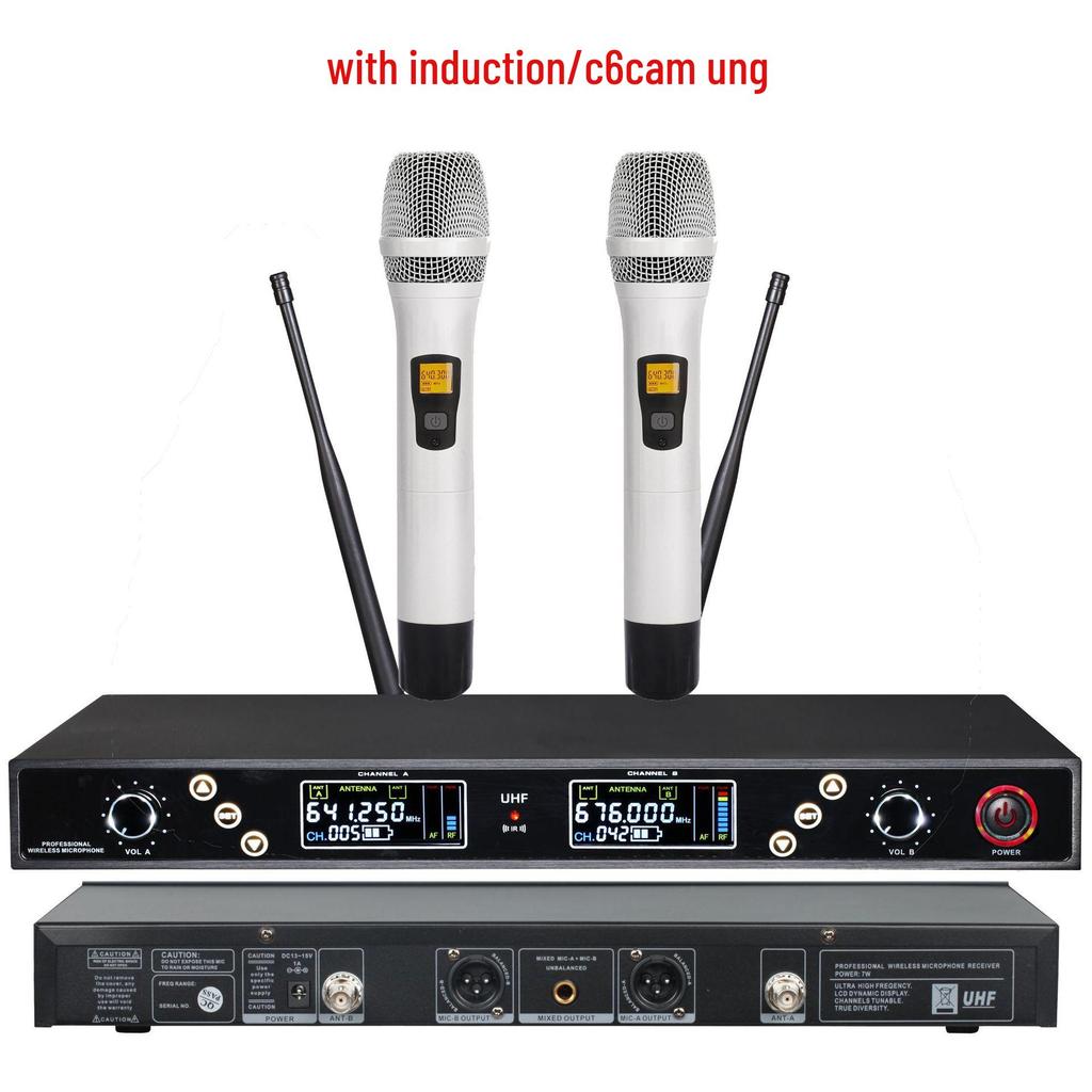 U-Band Infrared Wireless Handheld & Lavalier Microphone System for Conferences