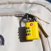TSA Approved Zipper Password Padlock for Suitcases, Gym Cabinets, and Bags