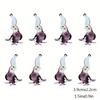 8 Pieces Animal Theme Acrylic Pendant Cute Pigeon Owl Parrot Eagle Hummingbird etc Shape Charm Beads DIY Jewelry Bracelet Necklace Making Kit
