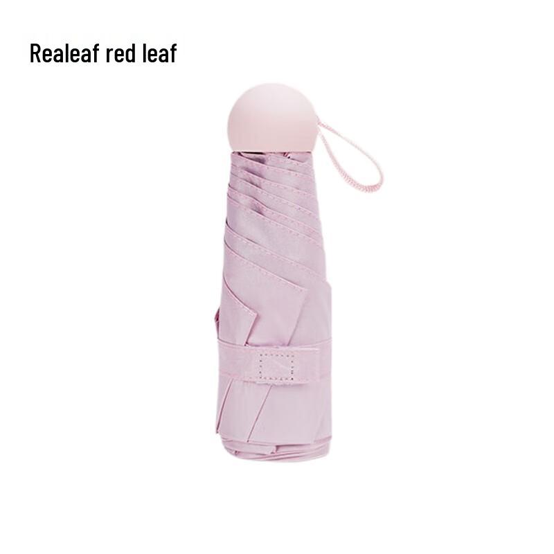 Compact 5-Fold UV Protection Capsule Umbrella
