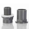 2Pcs Pvc Connector 20/25/32/Mm Thicken Fish Tank Drainage Pipe Garden Drain Pipe Aquarium Inlet Outlet Connector For Aquarium