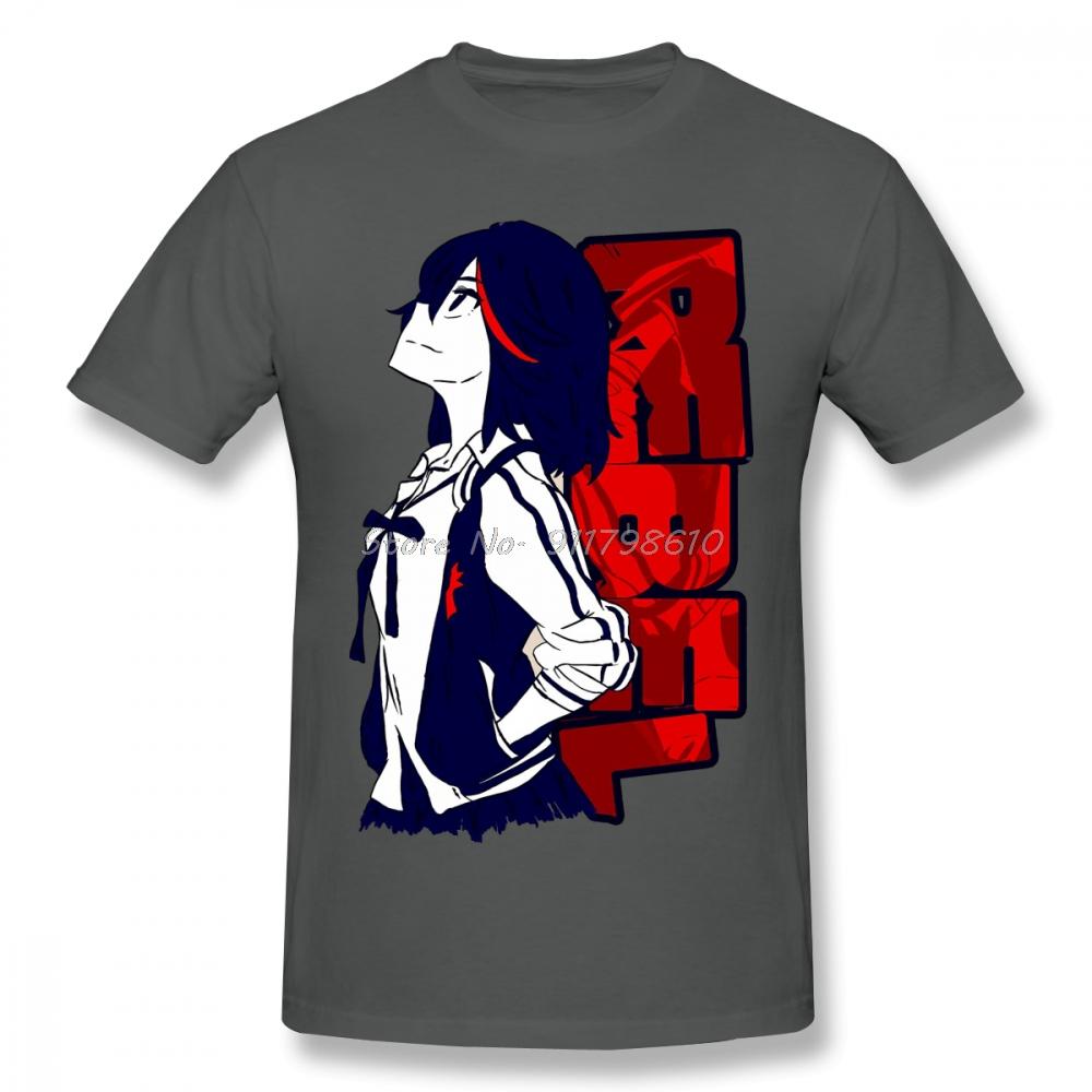 Kill La Kill - Rebel Ryuko T Shirt White Gintama Printed Tshirt Summer Large TShirt Anime Men Tee Streetwear Harajuku