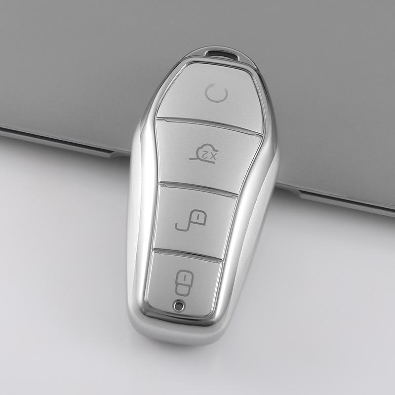 Applicable BYD Key Case for Seagull, Dolphin, S7, Han, Song Pro, Tang DMI, Qin Plus, Yuan EV2, Destroyer Shell, Buckle Bag.