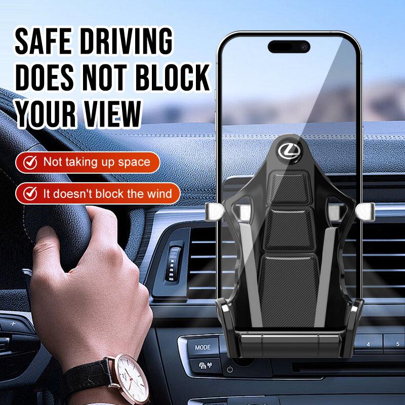 Gravity Car Phone Holder Air Vent Mount Cell Phone Holder in Car Mobile Support For Lexus ES Fsport GS GX IS LS LX NX RX UX CT