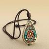 nepal creative water drop - adjustable necklace