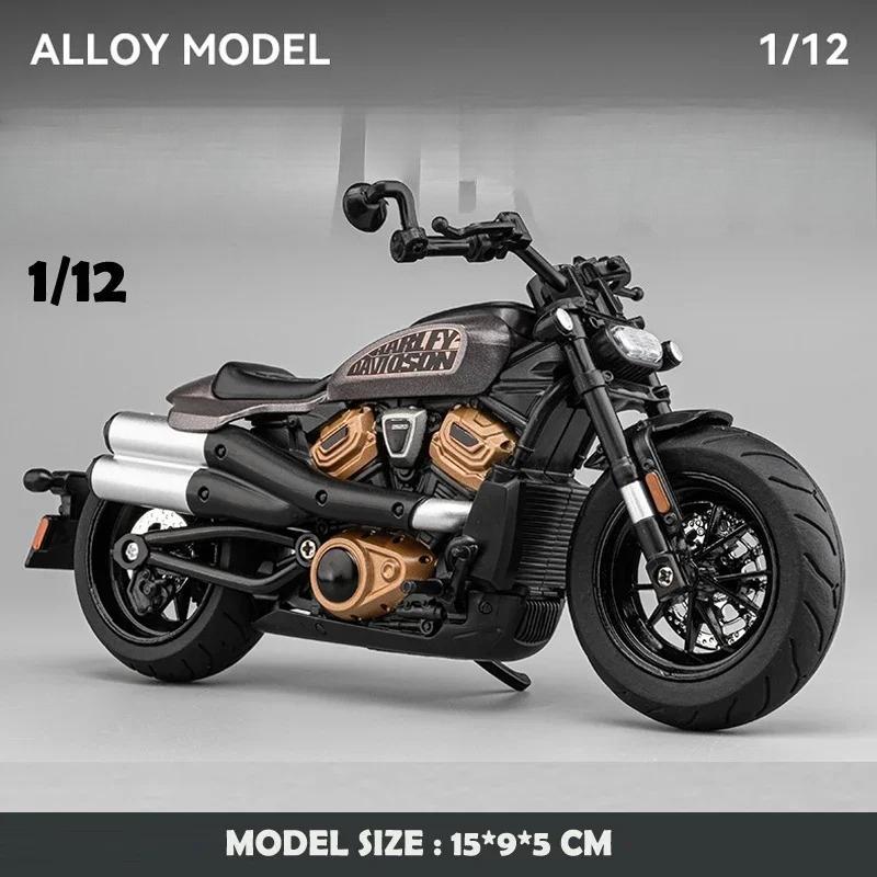 1:12 Sportster S Motorrad Legierungsmodell Druckguss Rennmotorrad Spielzeug Kindergeschenk Sammlung Miniaturauto