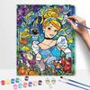 Disney Cinderella Stained Glass Art Painting Set Home Wall Decor Handmade Gift