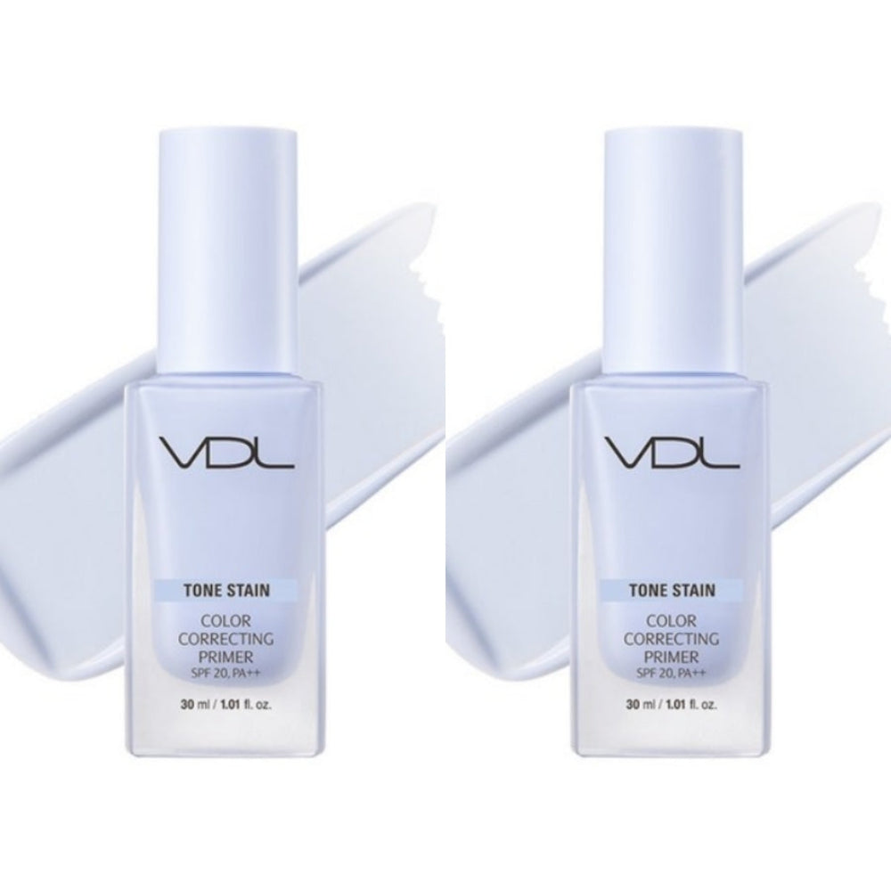 VDL Tone Stain Color Correcting Primer Serenity SPF20 PA++ 30mlg*1Pc/2Pcs