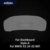 For BMW X3/X4 18-22 G01 G02 Dashboard Transparent TPU Protective Film Anti-scratch Repair Film Accessories Refit