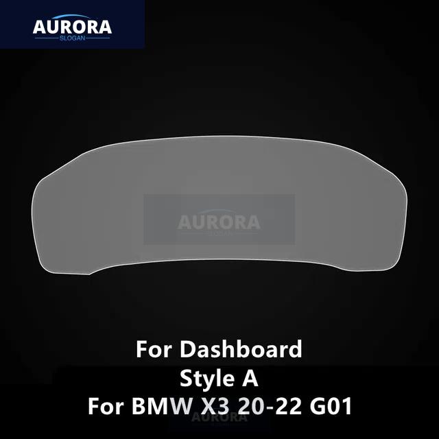 For BMW X3/X4 18-22 G01 G02 Dashboard Transparent TPU Protective Film Anti-scratch Repair Film Accessories Refit