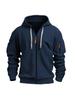 Men's Multi-Pocket Zipper Hoodie - 2025 Spring/Autumn Casual Sportswear