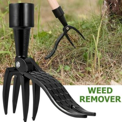 Claw Weeder Nástroj na vytrhávání plevele Stand Up Nástroj na odstraňování plevele Náhradní nožní zahradní pedál Kovový Venkovní s hlavou na odstraňování plevele R7A5
