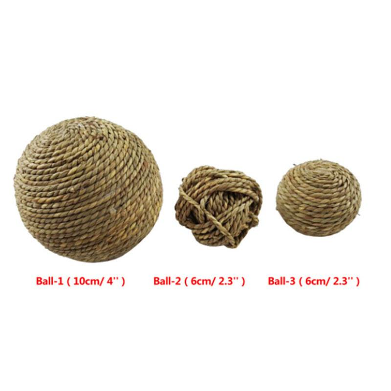 Parrot Rabbit Straw Ball Toys For Bird Pet Environmental Balls Toy Pet Supplies