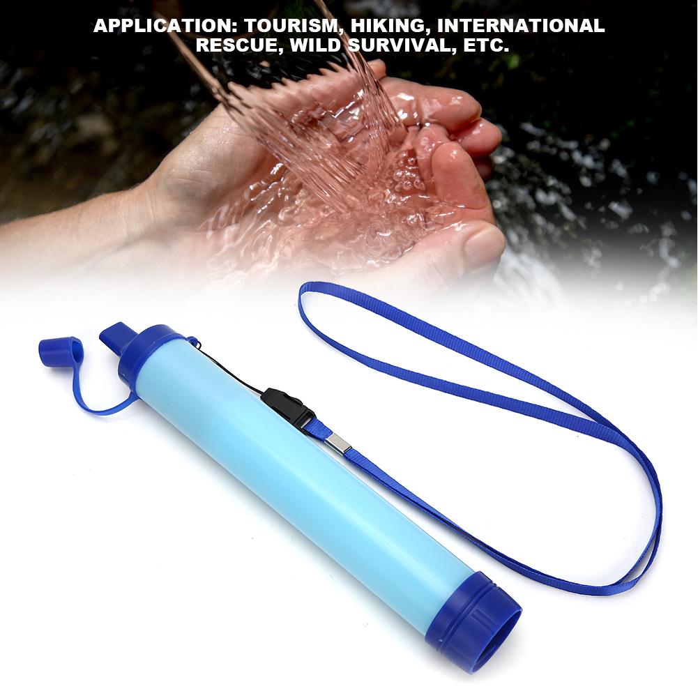 Słomki filtrujące na zewnątrz piesze wycieczki słomka z filtrem do wody wygodna słomka do napojów prostych słomki filtrujące kempingowe