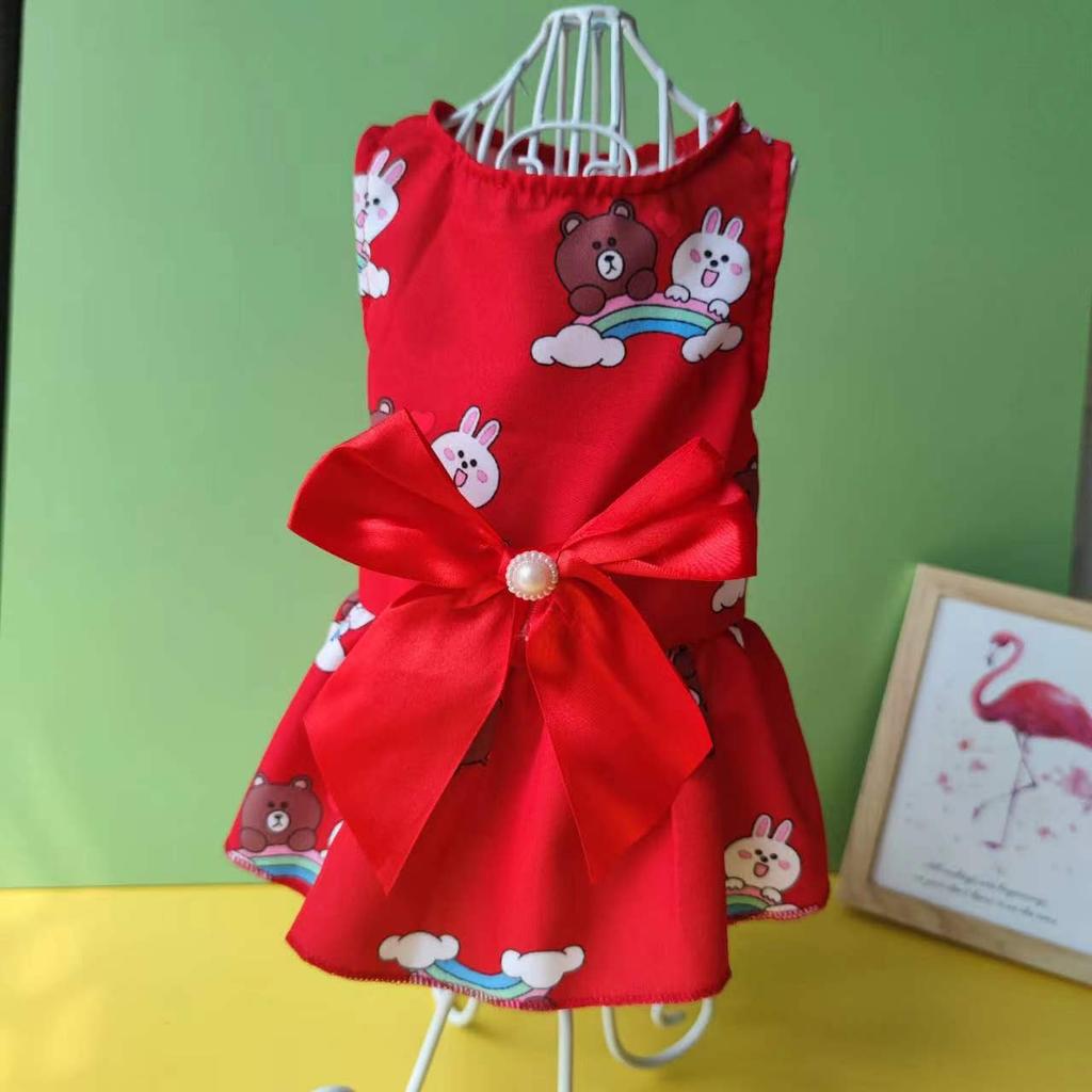 Spring/Summer Pet Clothing Pet Skirt Dog Clothing Dog Skirt Cute Princess Pet Skirt Cat Skirt