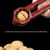 Nutcracker Tool Aluminum Multifunction Red Cup Shaped Nut Opener for Walnut Nuts Chestnut Melon Seeds