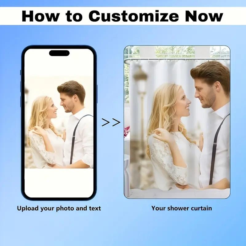 Pink Bow Floral Shower Curtain Polyester Waterproof Bath Curtain With Free Hooks Mildew Proof Bathroom Decoration