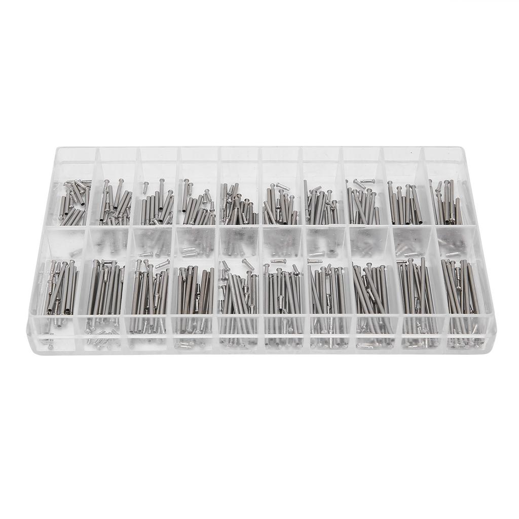 Rohrreibungsstift Druckstangen Stifte Nietenden für Uhrenarmband Schließe Armbänder Schnallen Dicke 1,2 mm