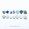 Handmade Ceramic Mosaic Art Kit: Blue & White Porcelain Pieces for Creative Parent-Child Projects