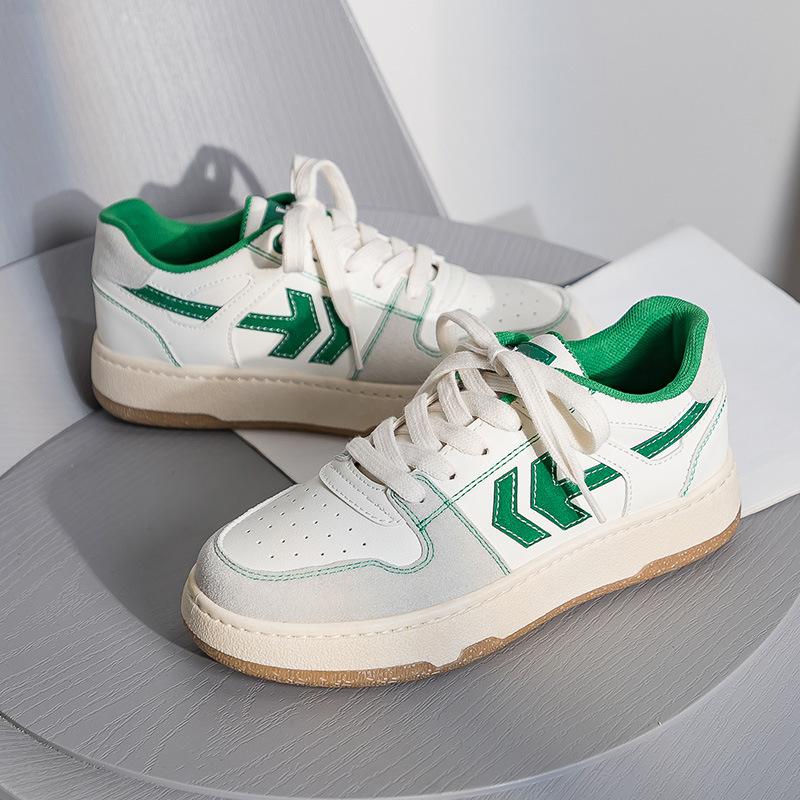 Маленькие белые туфли женские новые скейтборд обувь Ins Tide Of Moral Training нишевый — фото 4